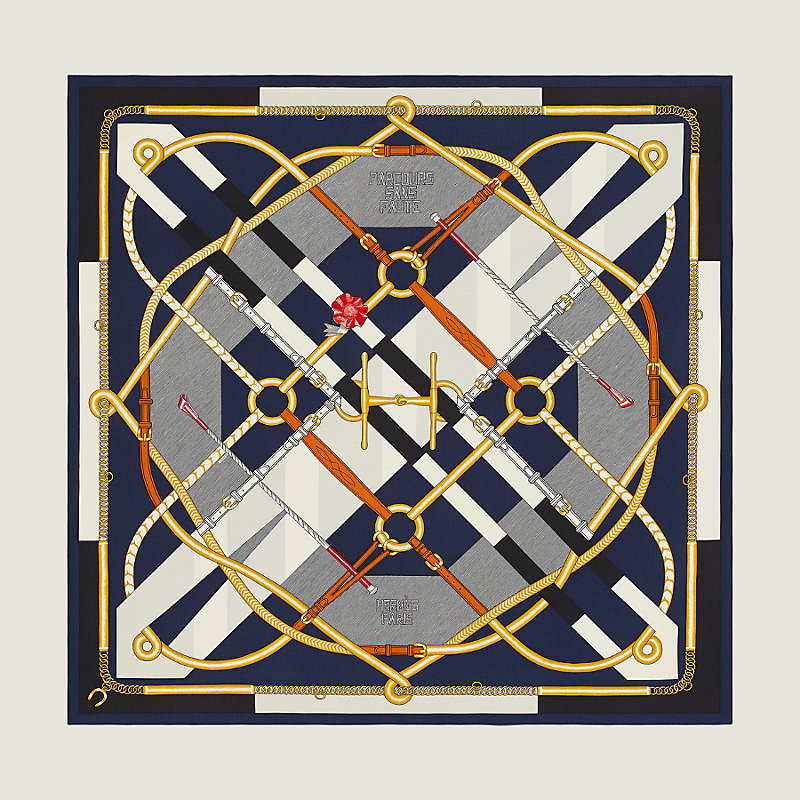 エルメス ストール 140 カシシル parcours sans flute Parcours Sans Faute shawl 140 | Hermès UAE